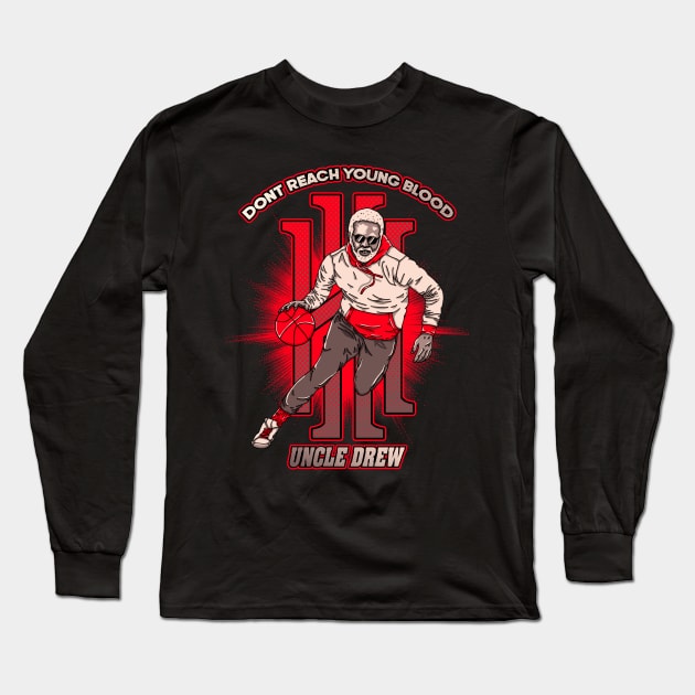 Don't Reach Young Blood Long Sleeve T-Shirt by Great Riot Metro